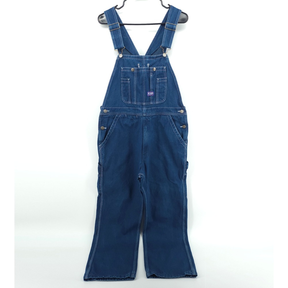 Big Smith 94009DB9 Mens Denim Bib Overalls 34x30 Dark Wash Workwear